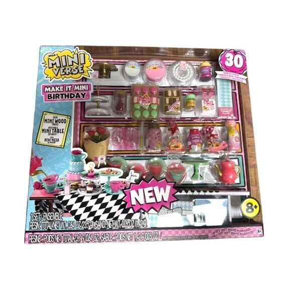 Miniverse Make It Mini Birthday Multipack 30 Pcs 5 Recipes New Release Exclusive - Picture 1 of 7